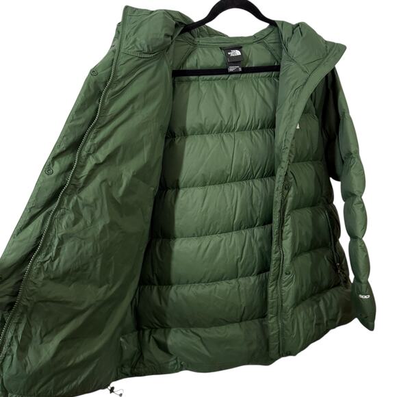 The North Face Women's Size XXL Hydrenalite Down Hoodie Puffer Jacket 600 Green - Picture 11 of 16